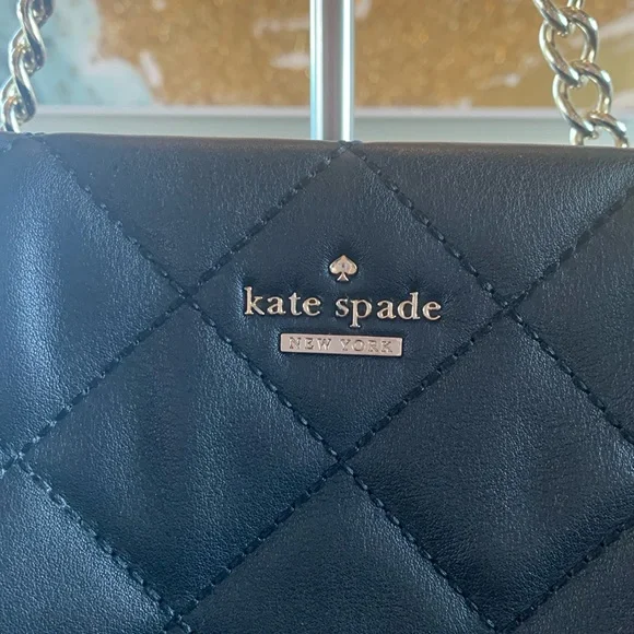 Kate Spade Emerson Place black quilted bag EUC - Picture 4 of 17